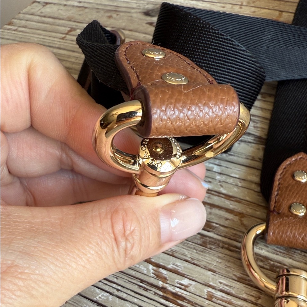 Coach Black and Brown Crossbody Bag Strap - Picture 3 of 5